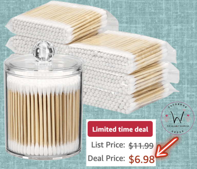 700 Count Cotton Swabs with 1 Dispenser Holder!